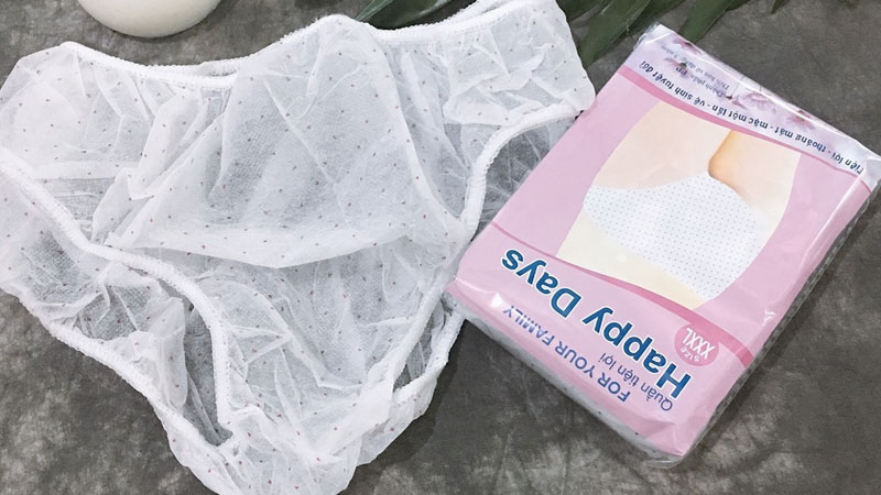 Ưu điểm và nhược điểm của quần lót giấy mặc 1 lần