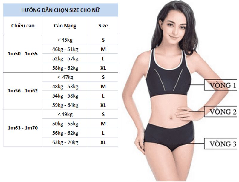 Cách lựa chọn size quần lót phù hợp cho nữ 50kg