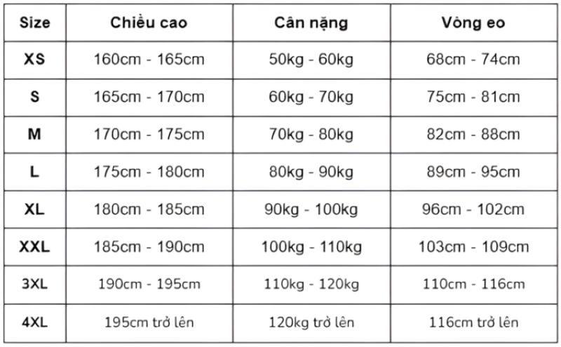 Những lưu ý quan trọng khi chọn quần sịp size L